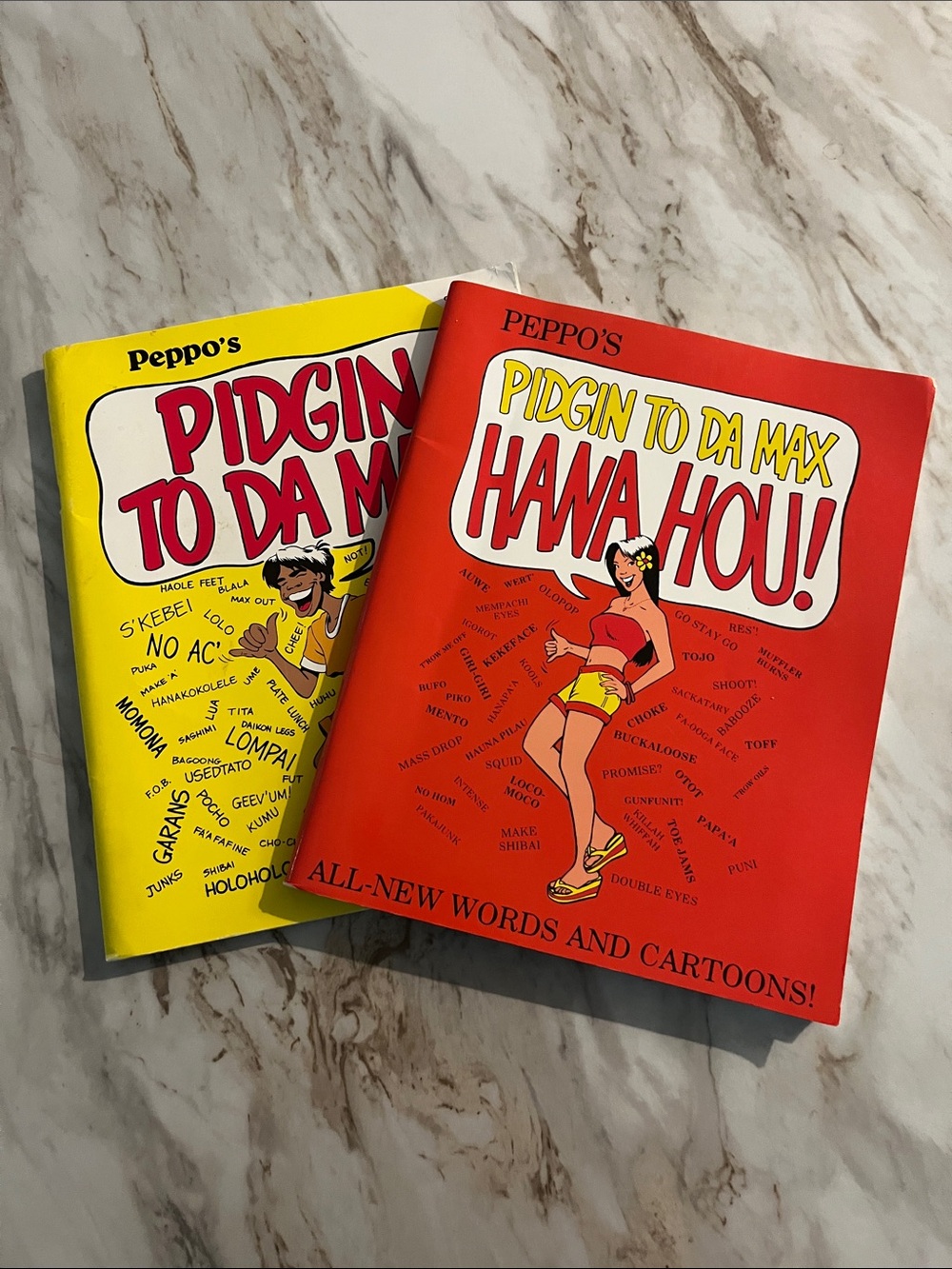 (2) PEPPO’S Pidgin To Da Max Books
Hawaiian Speak